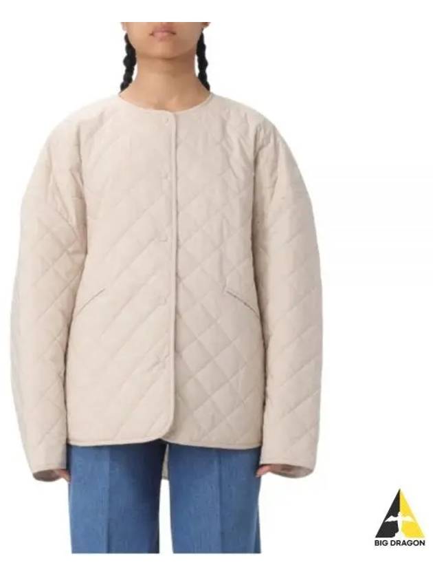 24 Quilted jacket pebble 241 WRO1116 FB0157 127 - TOTEME - BALAAN 1