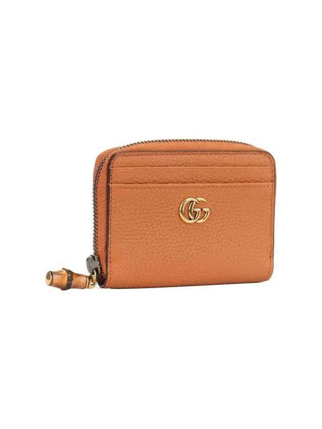 Women's GG Marmont Zipper Card Wallet 739500 AABXM 2176 - GUCCI - BALAAN 2