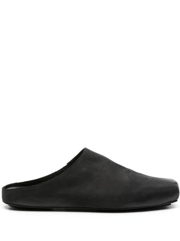 Uma Wang Leather Slippers With Square Toe - UMA WANG - BALAAN 1