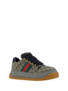 GG Screener Logo Jacquard Low Top Sneakers Beige - GUCCI - BALAAN 3