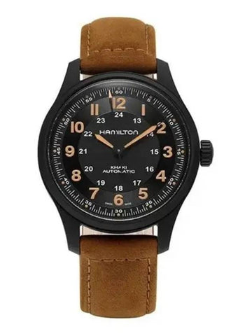 Men s leather watch 270353 - HAMILTON - BALAAN 1