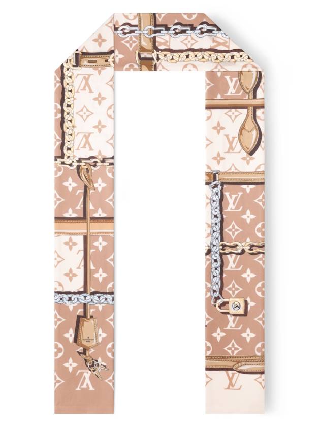 Monogram Confidential Bandeau Scarf Dune - LOUIS VUITTON - BALAAN 5