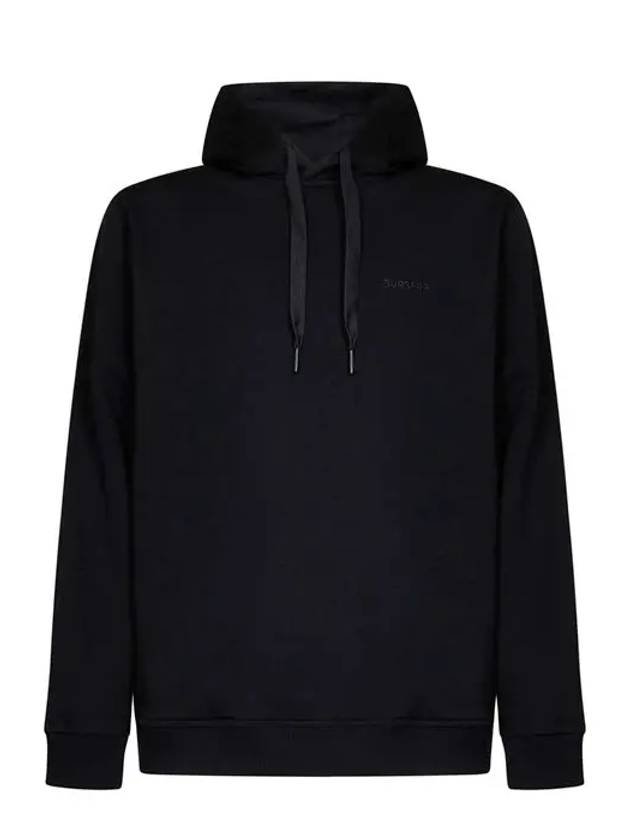 Check EDK Cotton Hoodie Black - BURBERRY - BALAAN 3