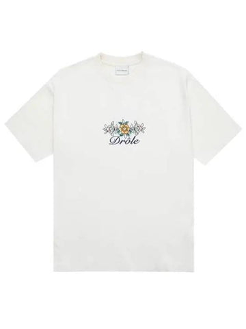 Monsieur DROLE FLEURI short sleeve t-shirt TS148 CO001 CM - DROLE DE MONSIEUR - BALAAN 1