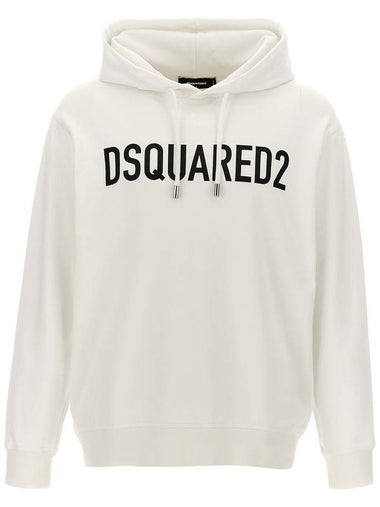 DSQUARED2 Logo Print Hoodie - DSQUARED2 - BALAAN 1