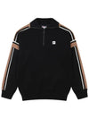 Cashmere & Merino Wool Full Zip Up Windproof Jumper OF2302GBBLACK - ONOFF - BALAAN 2