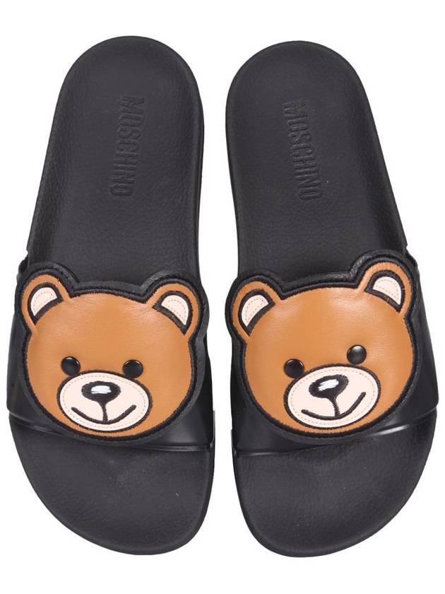 Moschino Slide Teddy Bear Sandals - MOSCHINO - BALAAN 2