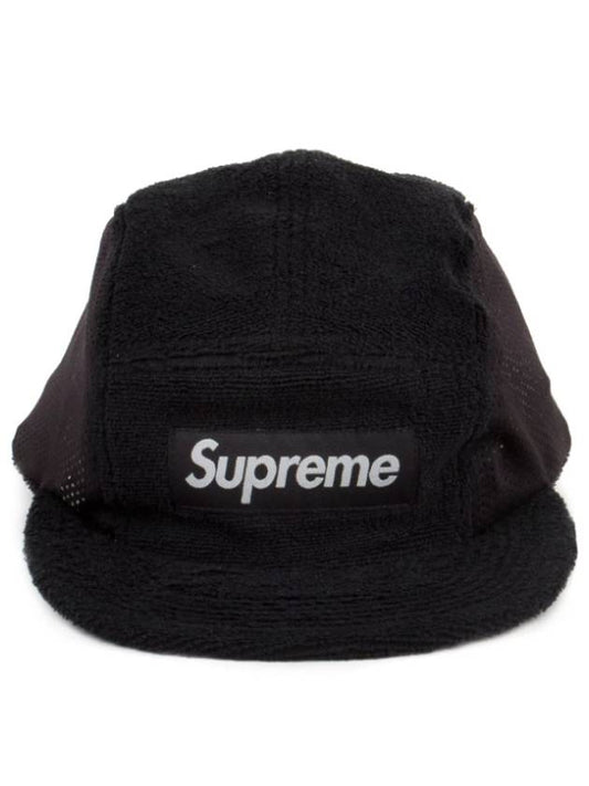 16SS Terry Mesh Side Panel Camp Cap BK - SUPREME - BALAAN 1