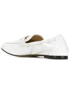 Women's Double T Leather Loafers White - TOD'S - BALAAN 5