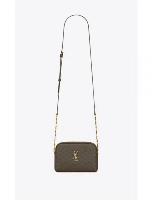 Gaby Quilted Lambskin Chain Cross Bag Light Musk - SAINT LAURENT - BALAAN 2