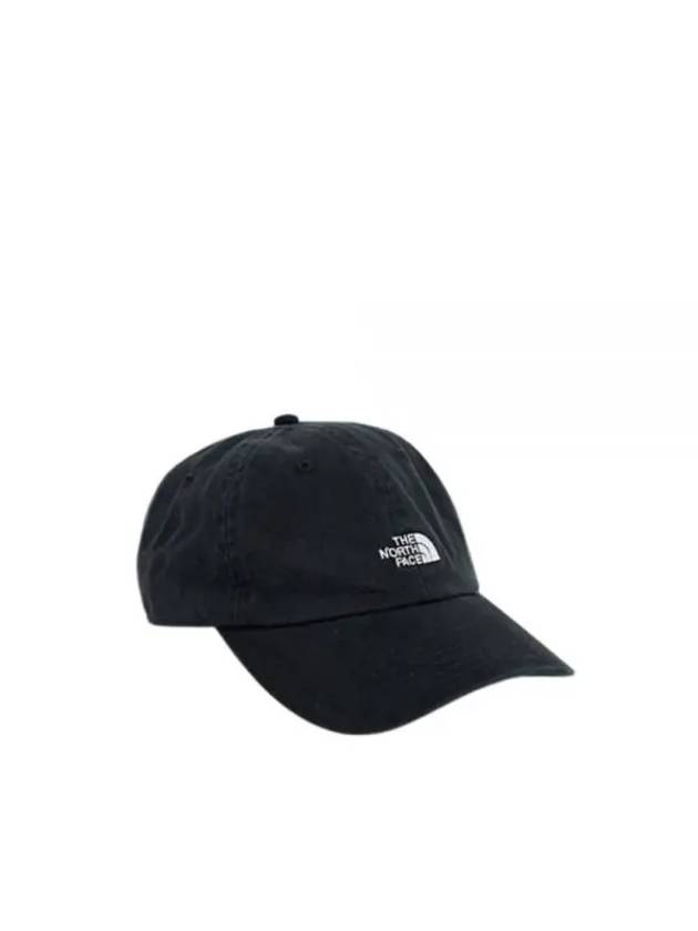 Washed Norm Cotton Ball Cap Black - THE NORTH FACE - BALAAN 1