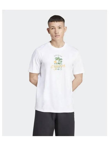 adidas Leisure Logo Tee White JD6341 - ADIDAS - BALAAN 1