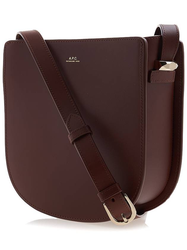 Geneve Smooth Leather New Shoulder Bag Brown - A.P.C. - BALAAN 3