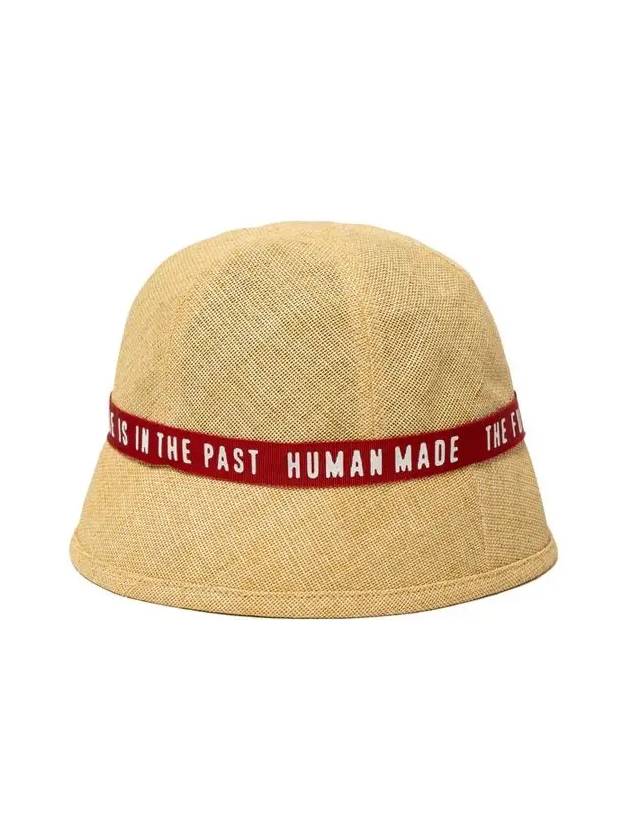 Paper Bucket Hat Beige HM27GD154 - HUMAN MADE - BALAAN 4