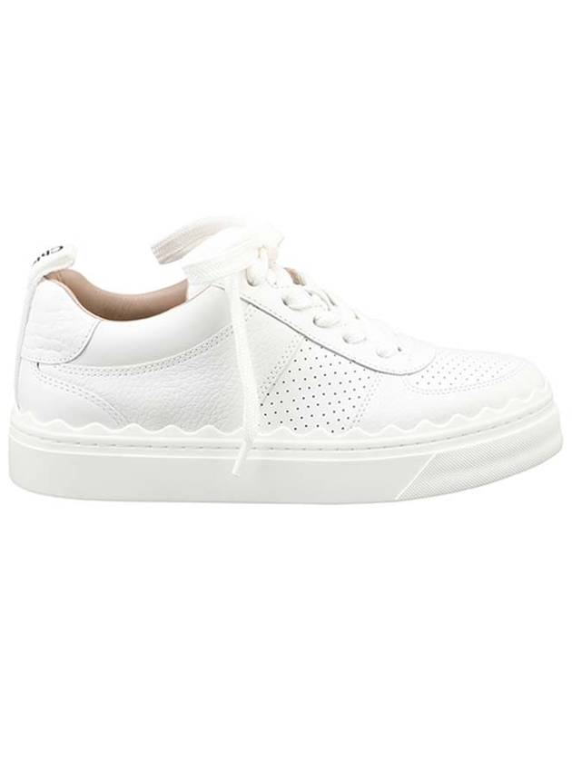 Lauren Lace Up Low Top Sneakers White - CHLOE - BALAAN 5