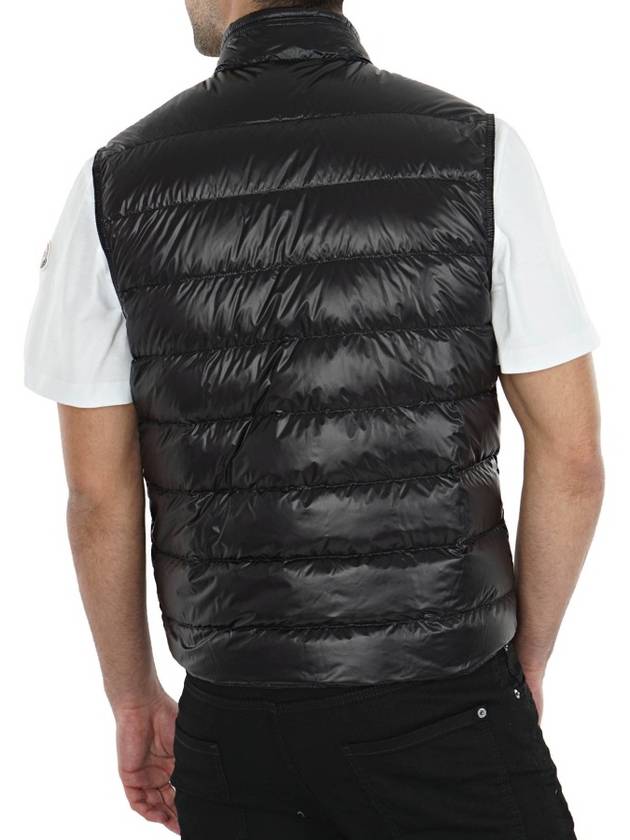 Gui Logo Patch Down Vest Black - MONCLER - BALAAN 8