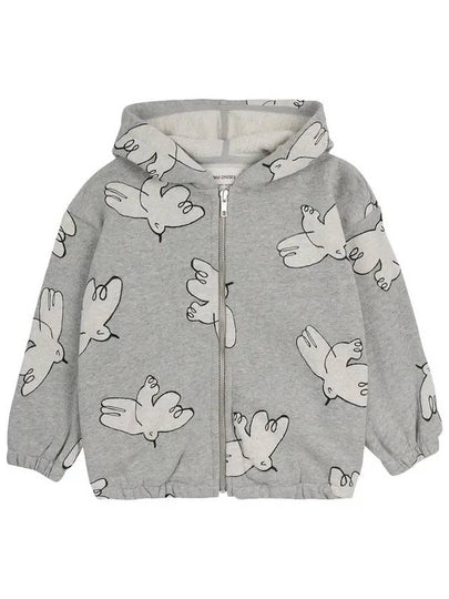 Freedom Bird Hooded Zip-Up Jacket Grey - BOBO CHOSES - BALAAN 2