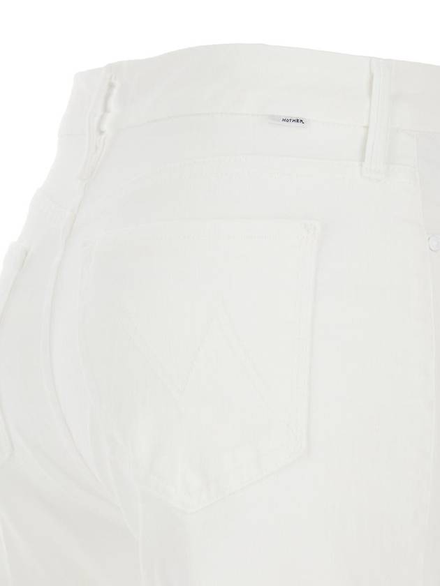 White Flared Jeans In Denim Woman - MOTHER - BALAAN 3