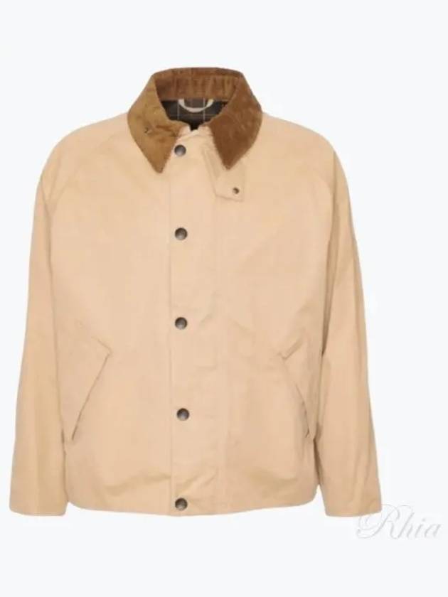 OS Transporter Casual Zip Up Jacket Beige - BARBOUR - BALAAN 2