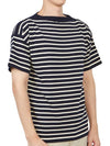 Boatman striped short sleeve knit top navy - ANDERSEN-ANDERSEN - BALAAN 4