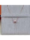 Mini Pop H Pendant Rose Gold Rose Dragee - HERMES - BALAAN 2