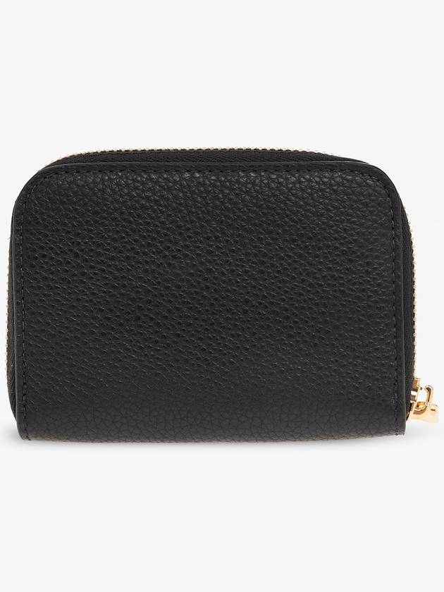 FERRAGAMO Leather Wallet, Women's, Black - SALVATORE FERRAGAMO - BALAAN 3