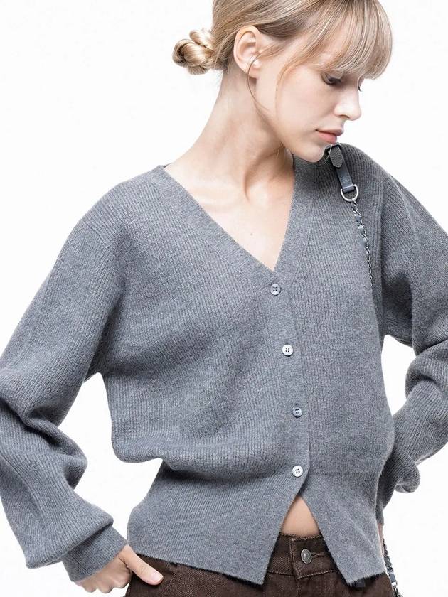 Four Woman Women s Soft Crop Knit Cardigan Gray W243TP04GR - CHANCE'S NOI - BALAAN 3