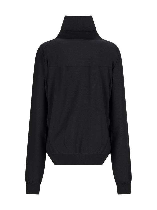 VIRGIN WOOL FINE-KNIT JUMPER - JIL SANDER - BALAAN 2