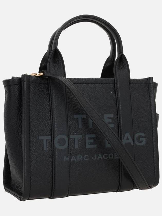 Small Leather Tote Bag Black - MARC JACOBS - BALAAN 3