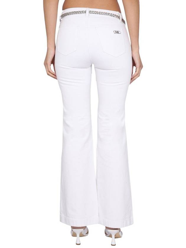 Michael Kors Pants With Logo Belt - MICHAEL KORS - BALAAN 4