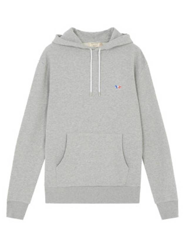 Hooded sweatshirt tricolor fox patch classic hoodie unisex AU00307KM0001 - MAISON KITSUNE - BALAAN 2