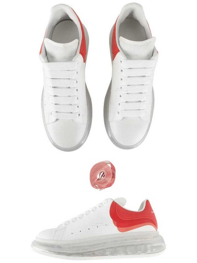 Air Oversole Low Top Sneakers White Red - ALEXANDER MCQUEEN - BALAAN 6