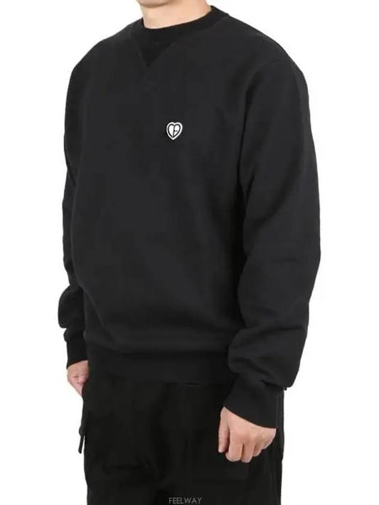 CD Heart Embroidered Sweatshirt Black - DIOR - BALAAN 2