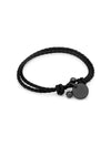 Intrecciato Leather Bracelet Black - BOTTEGA VENETA - BALAAN 3