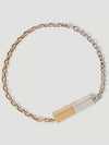 Dual Tone Chain Bracelet Silver Gold - BOTTEGA VENETA - BALAAN 2