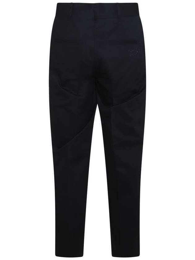 Handwriting Straight Pants Navy - MAISON KITSUNE - BALAAN 4