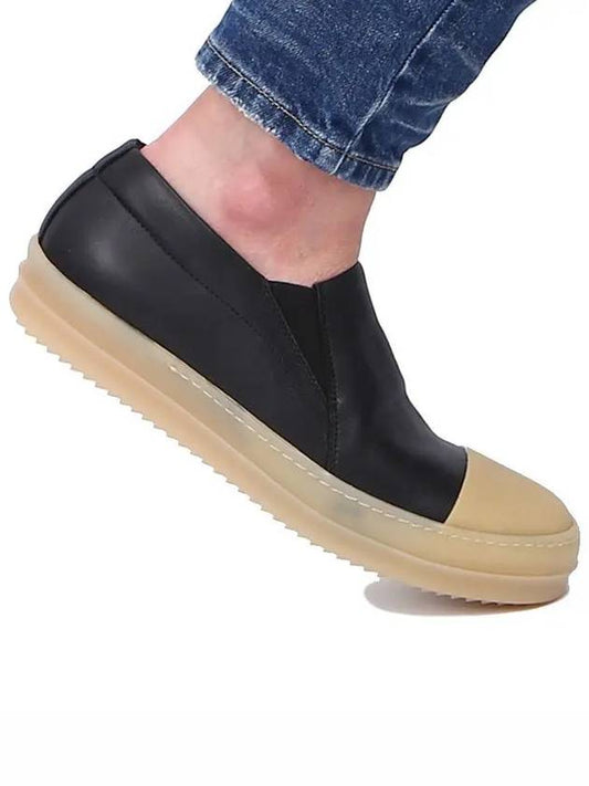 Men's Leather Slip-On Black - RICK OWENS - BALAAN 2