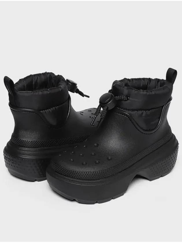 Stomp Puff Winter Boots Black - CROCS - BALAAN 3