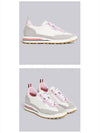 Tech Runner Low Top Sneakers White Pink - THOM BROWNE - BALAAN 5