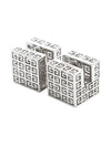 Women's G Square Brass Earrings Silver - GIVENCHY - BALAAN.