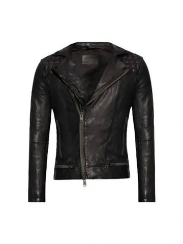 Men s Biker Jacket ML058F INK NAVY - ALLSAINTS - BALAAN 1