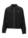 De Coeur Logo Zip-up Jacket Night Black - AMI - BALAAN 2