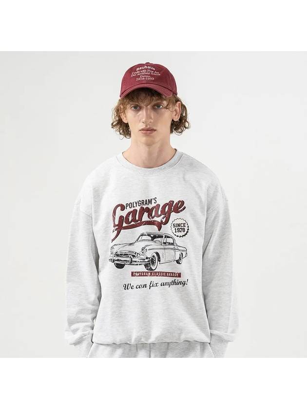 POLY GARAGE SWEATSHIRTS LIGHT MELANGE - POLYGRAM - BALAAN 1