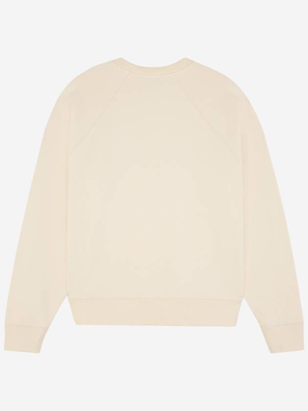 Bold Fox Head Patch Oversized Sweatshirt Beige - MAISON KITSUNE - BALAAN 3