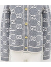 knitted gray cardigan - GUCCI - BALAAN 3