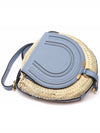 Marcie Raffia Leather Cross Bag Blue - CHLOE - BALAAN 6