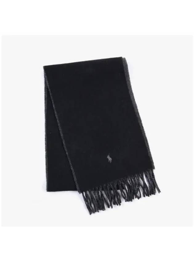 PC0455 002 Pony Reversible Fringe Muffler - POLO RALPH LAUREN - BALAAN 3