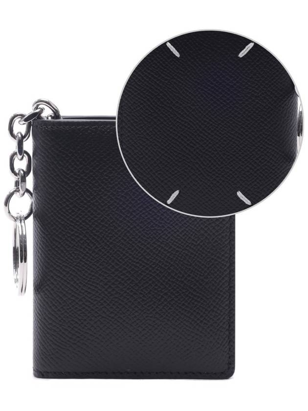 Stitch Keyring Card Wallet Black - MAISON MARGIELA - BALAAN 2