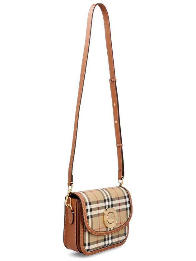 Elizabeth Check Pattern Small Cross Bag Beige - BURBERRY - BALAAN 3