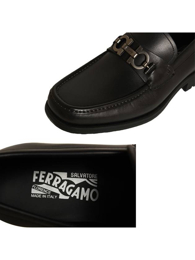 Men's David Gancini Loafers Black - SALVATORE FERRAGAMO - BALAAN 5